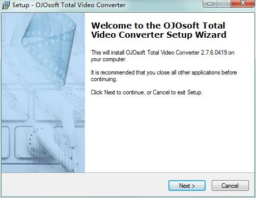 OJOsoft Total Video Converter视频格式转换器0