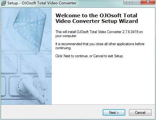 OJOsoft Total Video Converter视频格式转换器1
