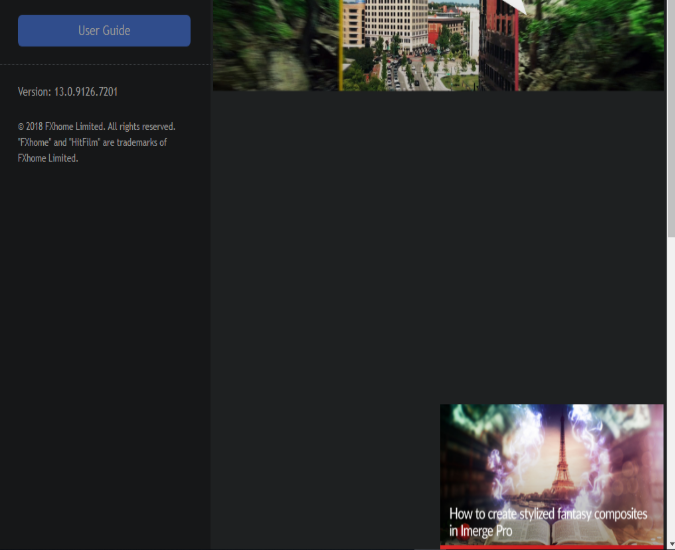 FXHome Hitfilm Pro 13