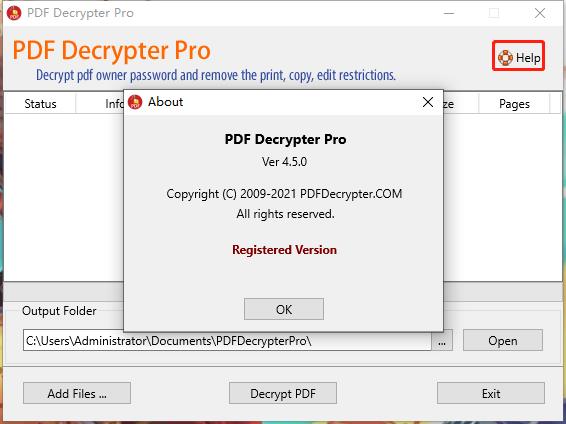 PDF Decrypter Pro客户端3
