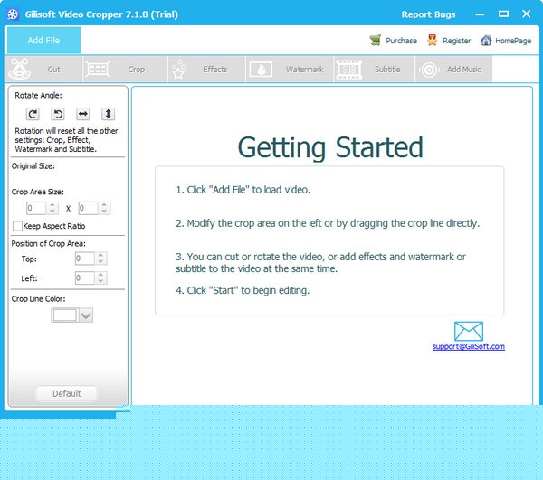 Gilisoft Video Cropper1
