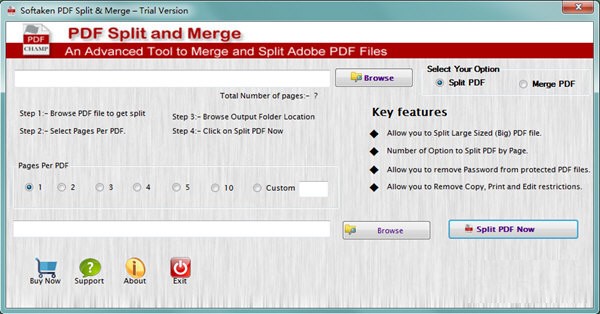 Softaken PDF Split Merge0