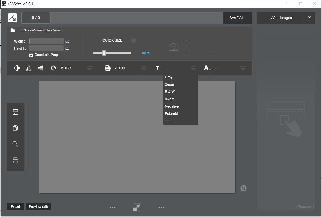 rEASYze(批量调整图像大小)1
