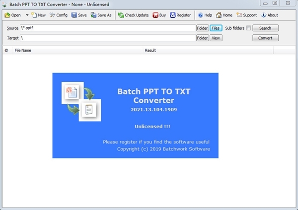 Batch PPT to TXT Converter(PPT转TXT转换器)1