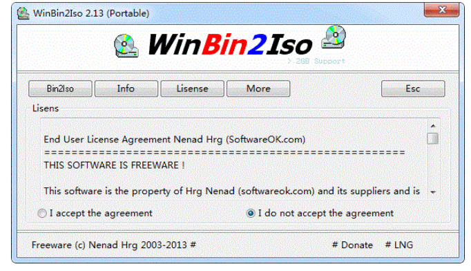 free instal WinBin2Iso 6.21