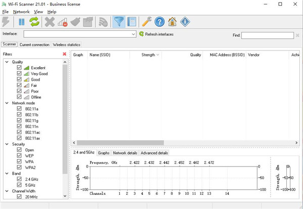 LizardSystems Wi-Fi Scanner0