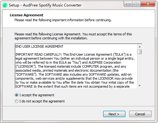 AudFree Spotify Music Converter1