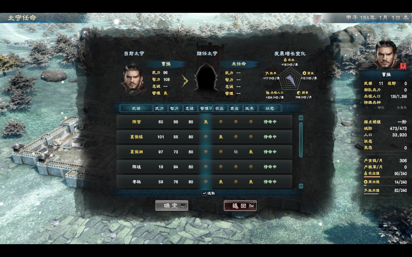 三国群英传8内政怎么管理