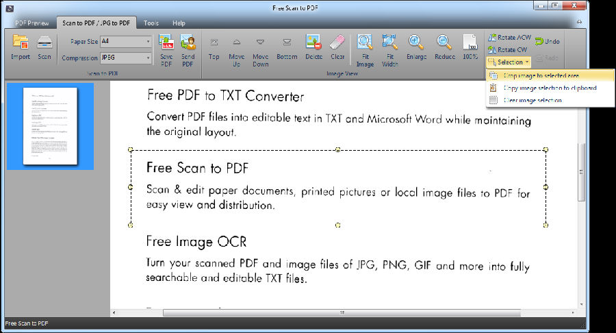 Free Scan to PDF(扫描转pdf软件)2