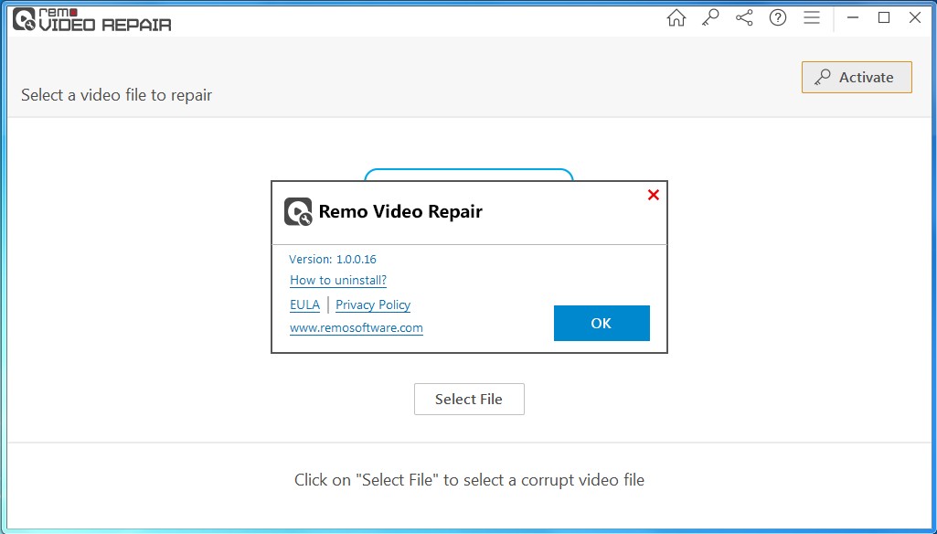 Remo Video Repair0