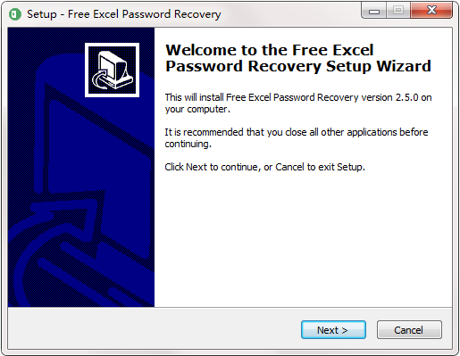 Free Excel Password Recovery(密码恢复软件)1
