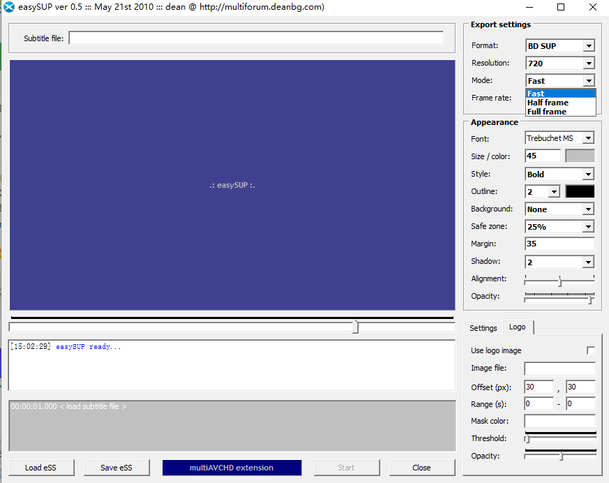 easySUP(视频字幕制作软件)0