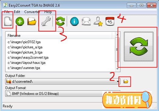 Easy2Convert TGA to IMAGE(图像转换软件)0