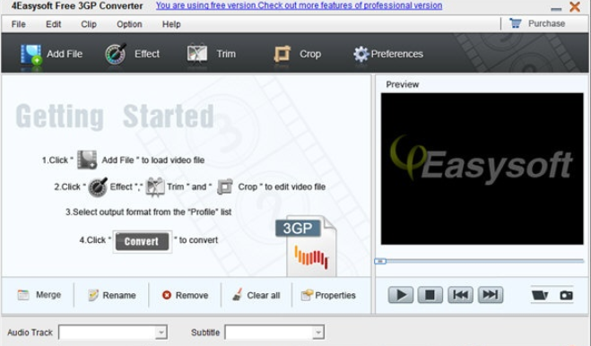 4Easysoft Free 3GP Converter(3GP视频格式转换器) V3.2.260
