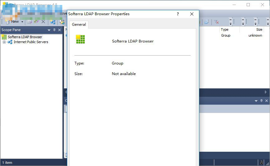 Softerra LDAP Browser