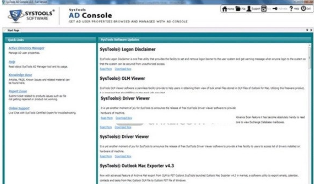 SysTools AD Console(AD管理工具) V1.00
