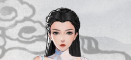 鬼谷八荒蓝色婚纱新娘立绘MOD1