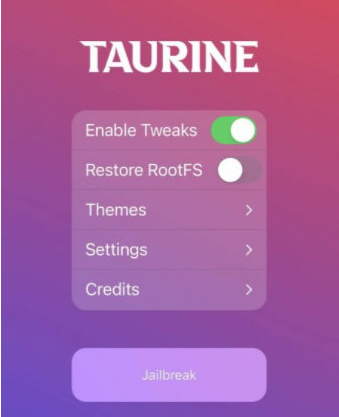 Taurine越狱工具 V1.0.40