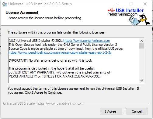Universal USB Installer(u盘linux制作工具)0