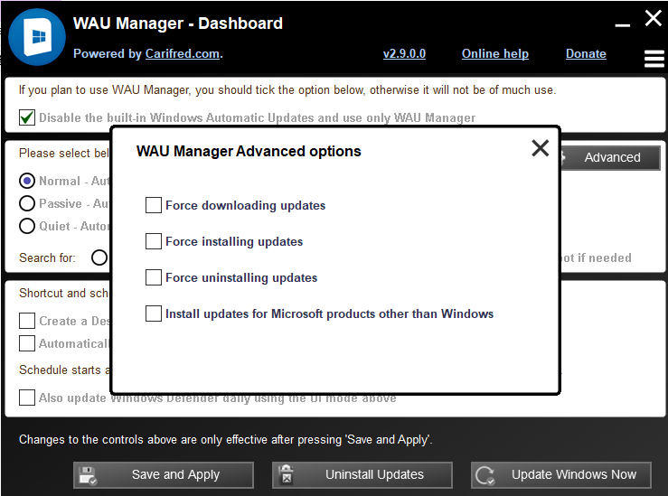 WAU Manager(更新管理工具)0