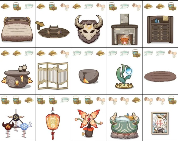 原神丘丘人梦工厂配方有哪些