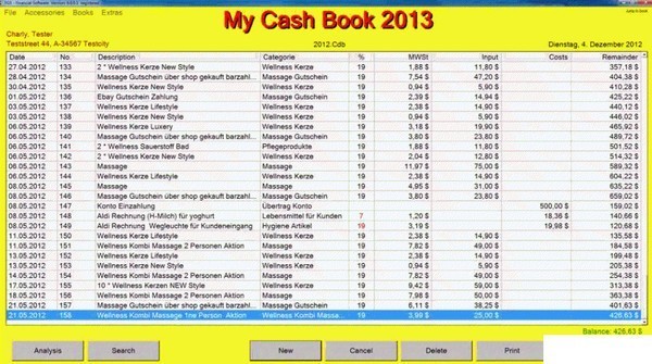 FGS CashBook(财务管理软件)1
