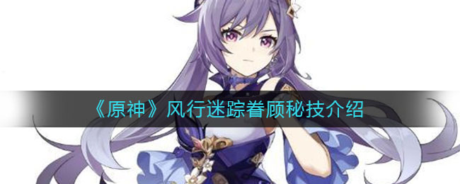 原神风行迷踪眷顾秘技怎么样