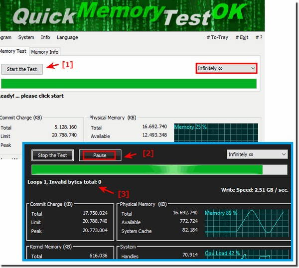 for android instal QuickMemoryTestOK 4.61