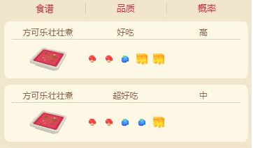 宝可梦大探险腕力食谱是什么