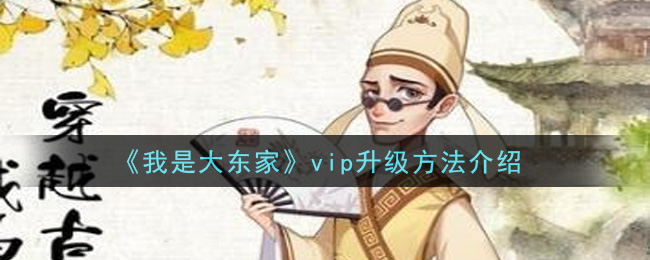 我是大东家vip怎么升级