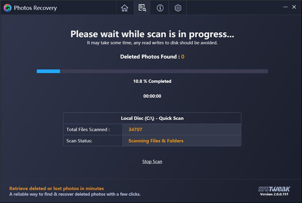 Systweak Photos Recovery3