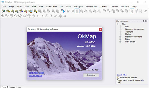 OkMap Desktop 17.10.6 for windows download