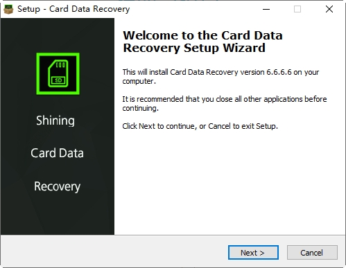 Shining Card Data Recovery0