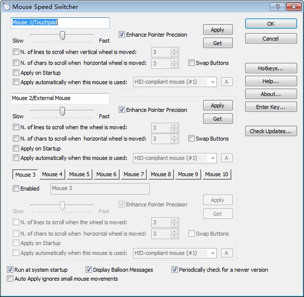 Mouse Speed Switcher(鼠标速度切换软件)0