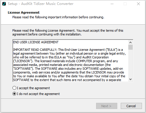 AudKit Tidizer Music Converter(音乐转换)0