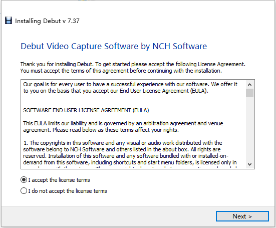 NCH Debut Video Capture Software Pro0