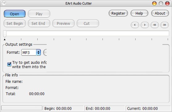 EArt Audio Cutter音频剪切工具0
