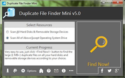 Duplicate File Finder Mini(重复文件查找器)0