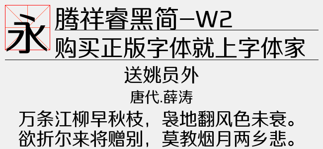 腾祥睿黑简W22