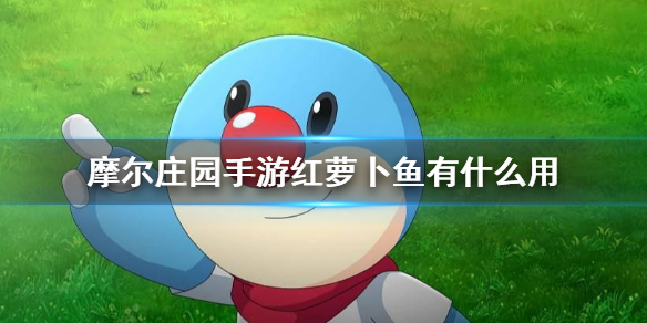 摩尔庄园手游红萝卜鱼有什么用