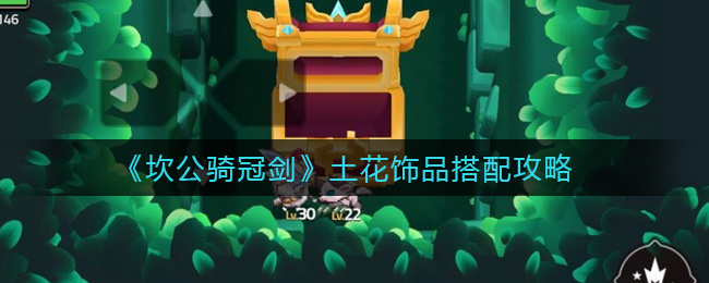 坎公骑冠剑土花饰品怎么搭配