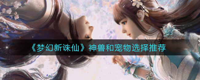 梦幻新诛仙神兽和宠物怎么选择