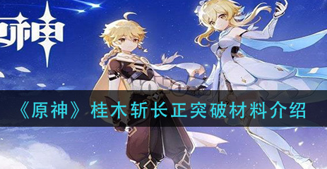 原神桂木斩长正突破材料有哪些
