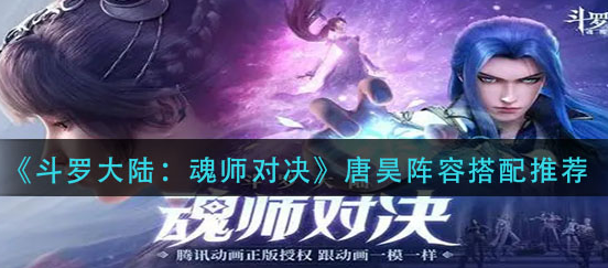 斗罗大陆魂师对决唐昊阵容怎么搭配