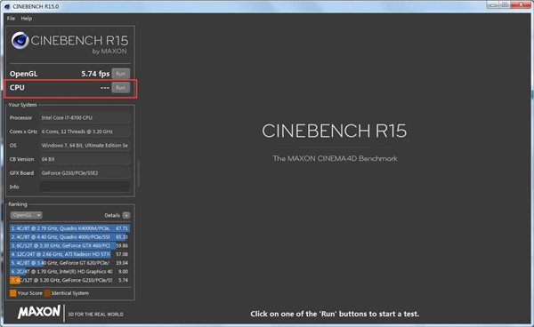 Cinebench r151