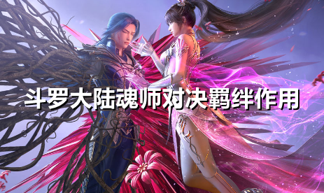斗罗大陆魂师对决羁绊有什么用