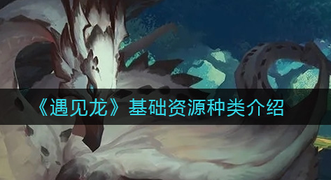 遇见龙基础资源种类有哪些