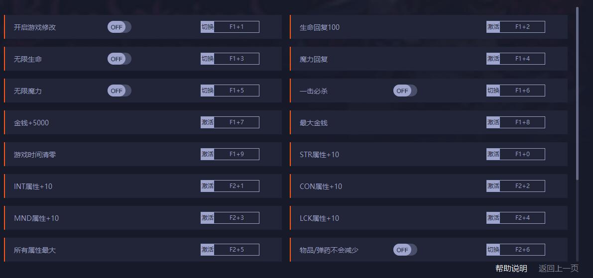 血污：夜之仪式二十项修改器1