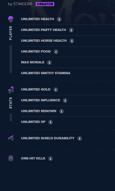 骑马与砍杀2 十二项修改器MrAntiFun版最新版1