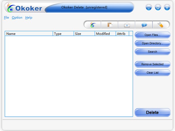 Okoker Delete数据删除软件0